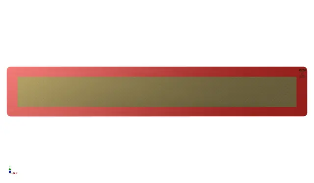 Refleksett 1 Stk 197x1130 aluminium VBG 