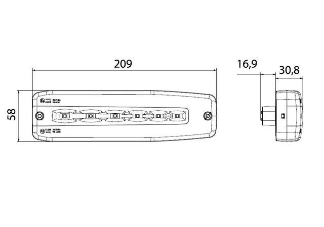 CTL14 LED three functional Vignal 