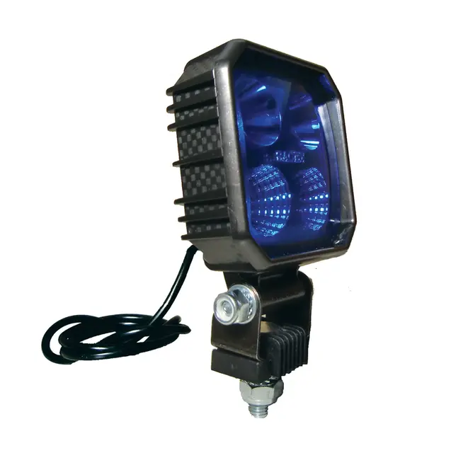 Carbonlux LED carré 90x90mm Bleu Vignal 