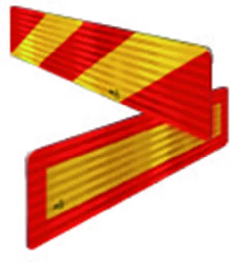 2pc of warning plate 565X197 Vignal 