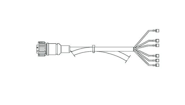 KABEL M/KONTAKT 2,5M LC8 Vignal 