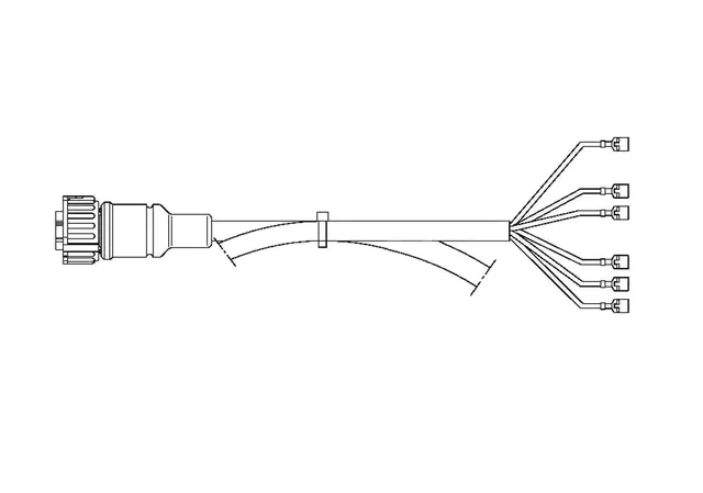 KABEL M/KONTAKT 2,5M LC8 Vignal 