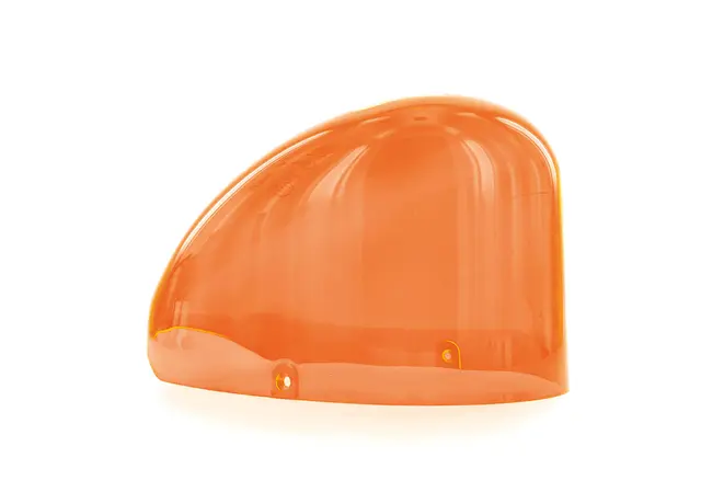 Cabochon GOUTTE D'EAU Orange Vignal 