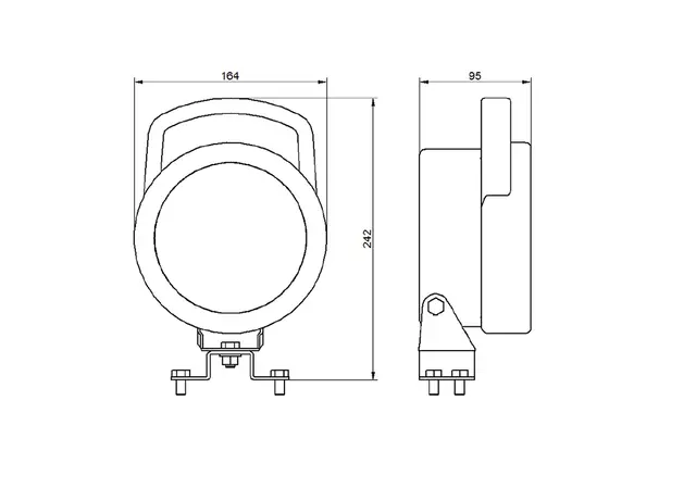 PHARE LED CENTAURUS POIGNEE + INTER Vignal 