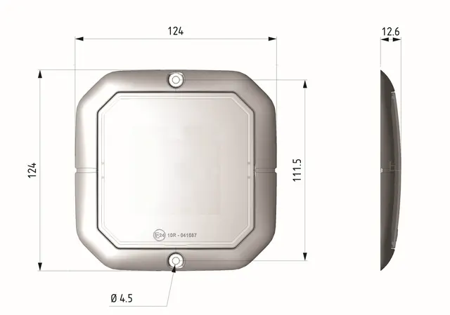 PLAFONNIER 6 LED CEA STANDARD Vignal 