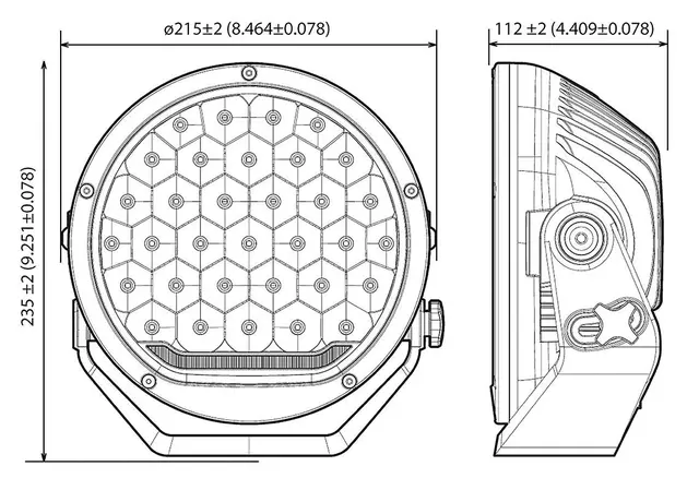 Fjernlys  NBB Alpha 225 LED NBB 
