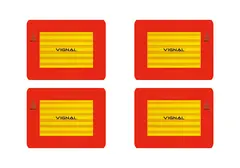 283x195x1mm Aluminium x4p