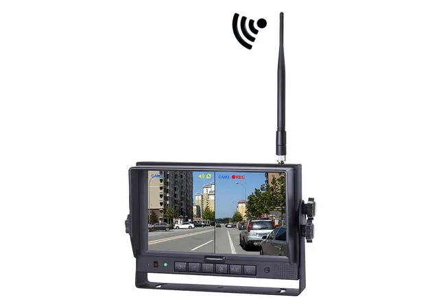 Monitor 7" HD 720 til ryggekamera 12-24V Vignal 