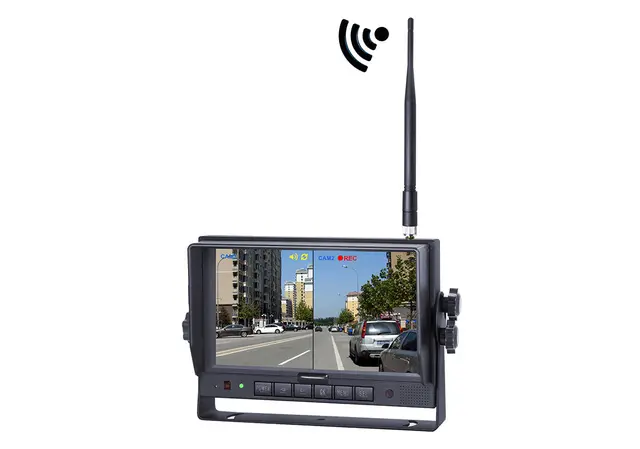 Monitor 7" HD 720 til ryggekamera 12-24V Vignal 