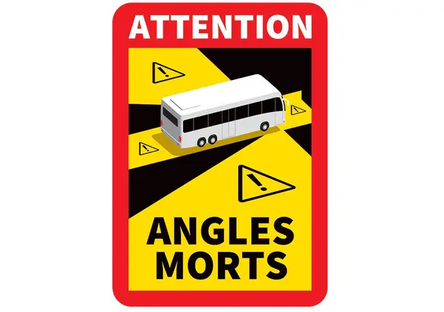 DSR - Adhesive "blind spots" for coaches & Buses 