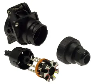 EBS kontakt 7p Skru ISO 7638 Wabco