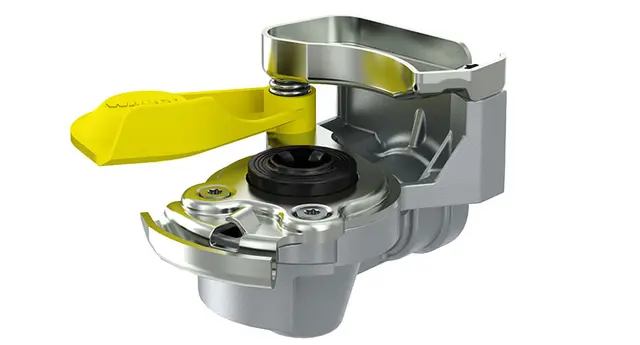 Luftkobling m/Ventil gul Wabco 