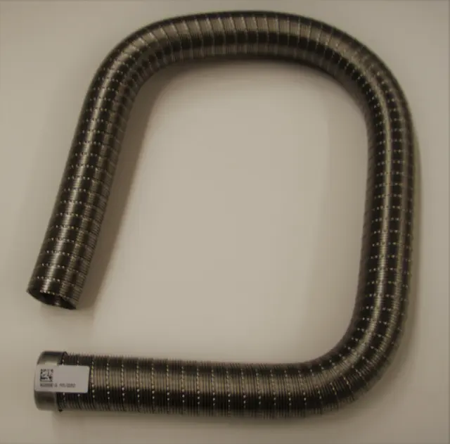 Flexrør D38 L=1000 mm med endelokk Webasto 