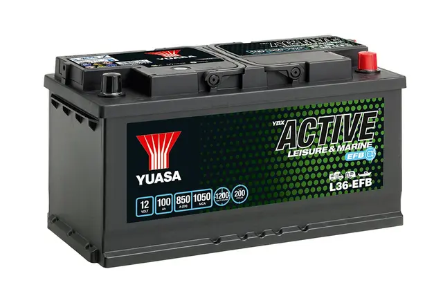 Fritidsbatteri 12V 100Ah Yuasa 
