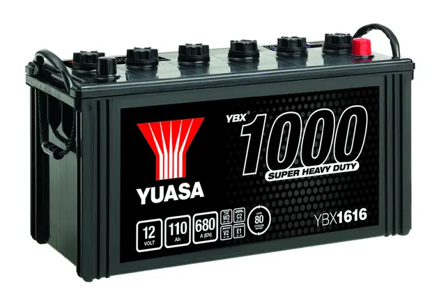 Startbatteri 12V 110AH 680A Super HD Yuasa 