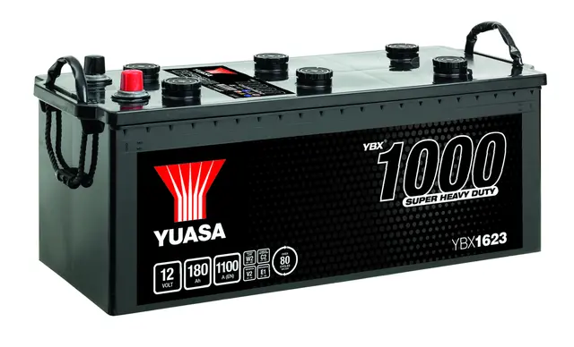 Startbatteri 12V 180AH 1100A Super HD Yuasa 