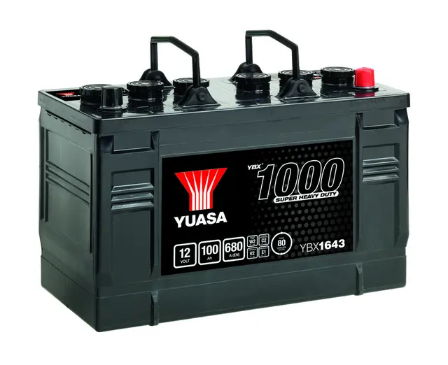 Startbatteri 12V 100AH 680A Super HD Yuasa 