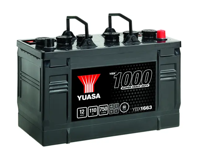 Startbatteri 12V 110AH 750A Super HD Yuasa 