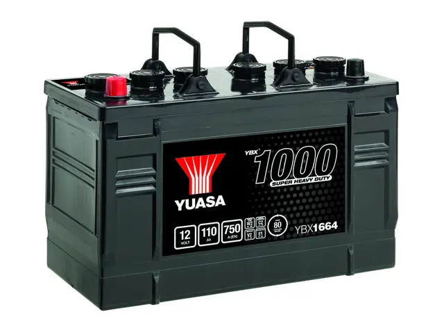 Startbatteri 12V 110AH 750A Super HD Yuasa 