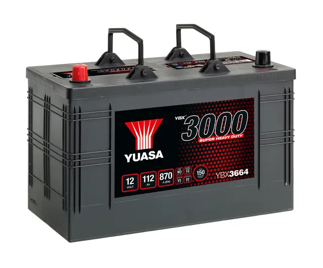 Startbatteri 12V 112AH 870A SMF Super HD Yuasa 