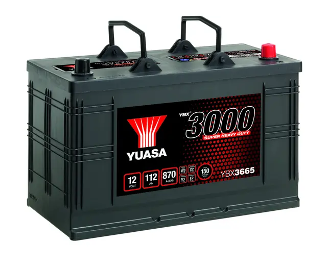 Startbatteri 12V 112AH 870A SMF Super HD Yuasa 