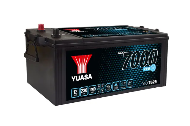 Startbatteri 12V 230AH 1400A EFB Spr HD Yuasa 