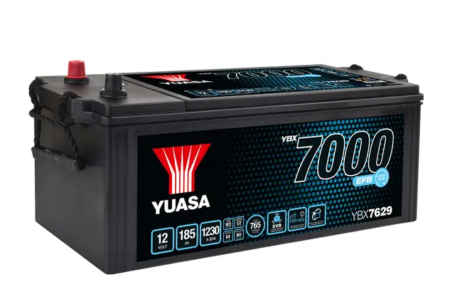 Startbatteri 12V 185AH 1230A EFB Spr HD Yuasa 