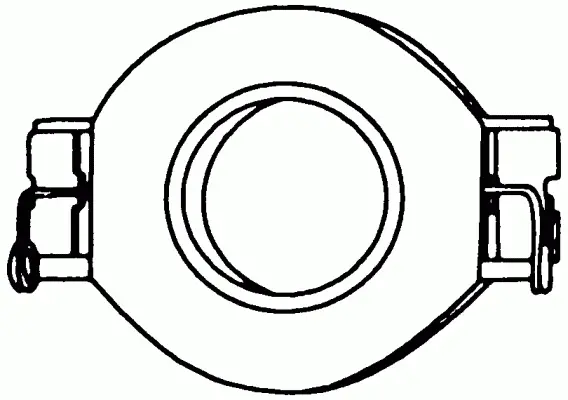 support for hydraulic hose 